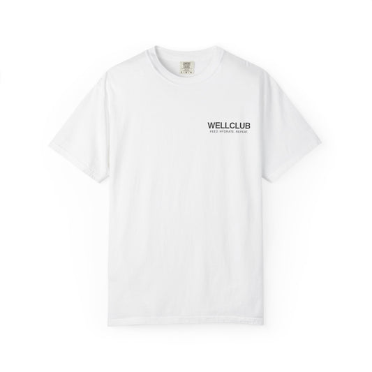 WELLCLUB Logo Tee – Feed. Hydrate. Repeat.