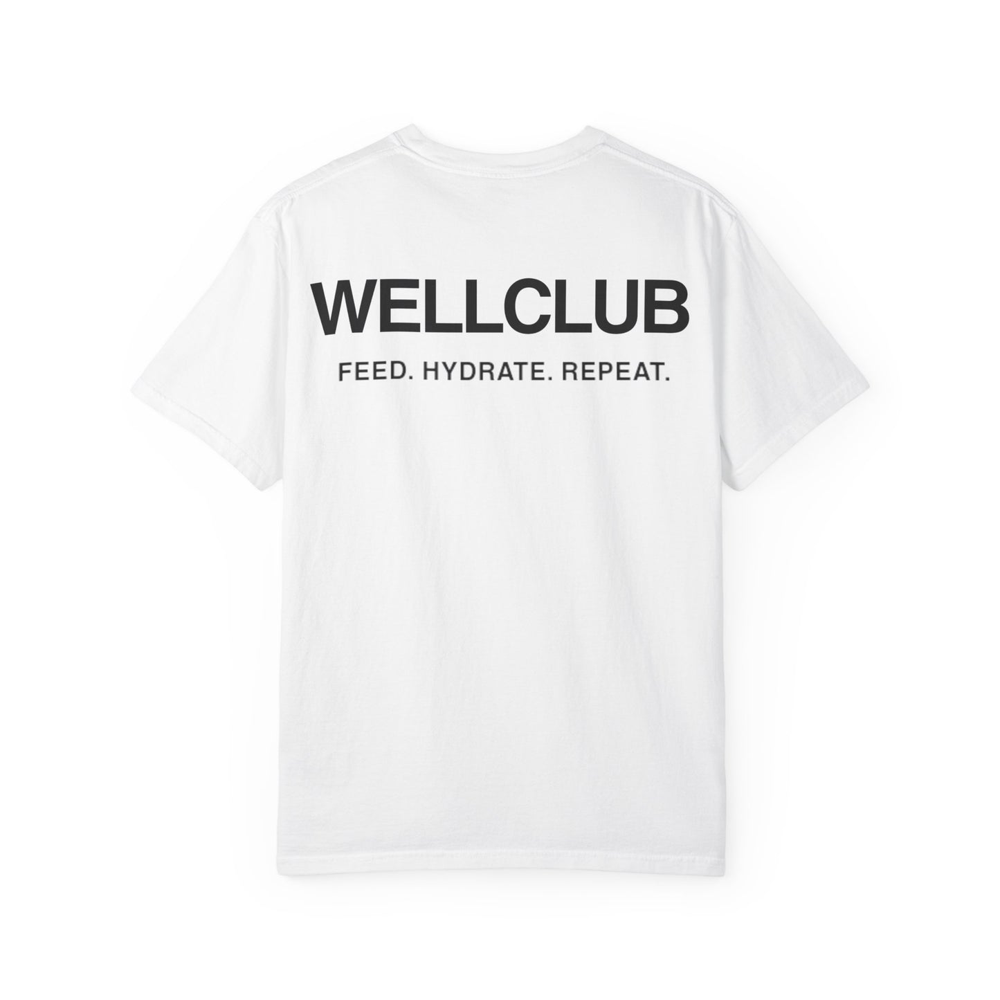 WELLCLUB Logo Tee – Feed. Hydrate. Repeat.